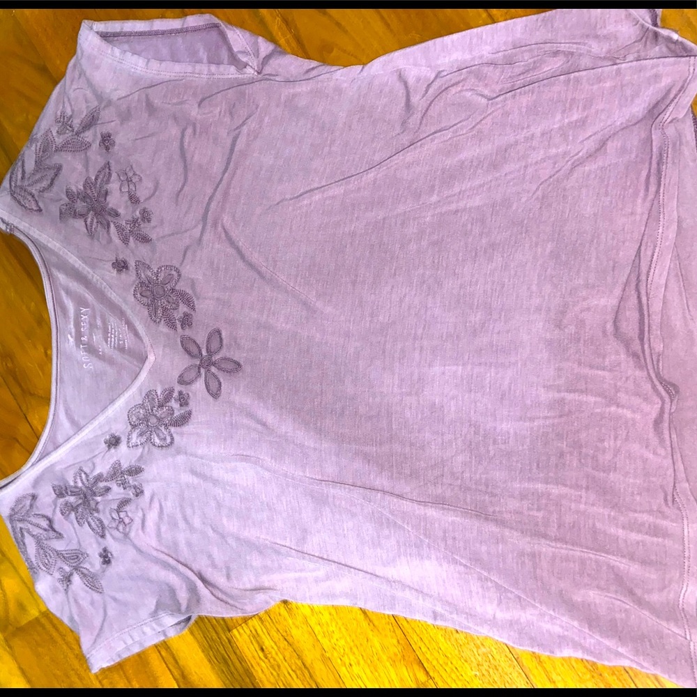 Purple american eagle top